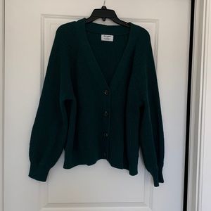 Old Navy Shaker Stitch Cardigan - Green